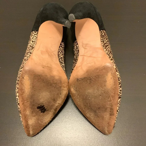 MADEWELL Two-Tone Leopard Speckle Print Stiletto Heels - Picture 5 of 9